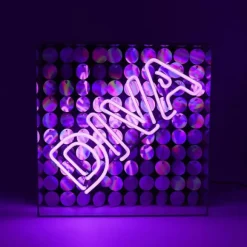 Boite Acrylique Neon - Diva - Violet
