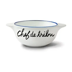Bol Breton En Faience - Chef De Tribu