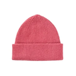 Bonnet En Laine Melangee - Fuchsia