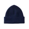 Bonnet En Laine Melangee - Midnight