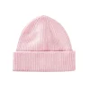 Bonnet En Laine Melangee - Rose Blush
