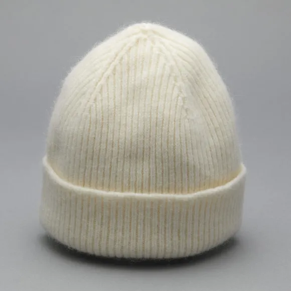 Bonnet En Laine Melangee - Neige