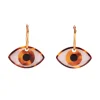 Boucles D'Oreilles Oeil - Marron