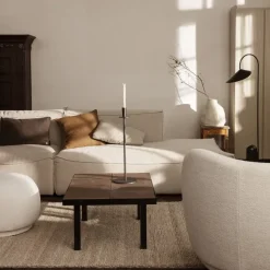 Bougeoir Hoy Casted - H 55 Cm - Noir