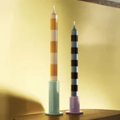 Bougeoir Tube - O 5,5 X H 10 Cm