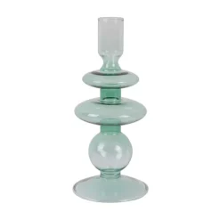 Bougeoir Verre Art Rings M