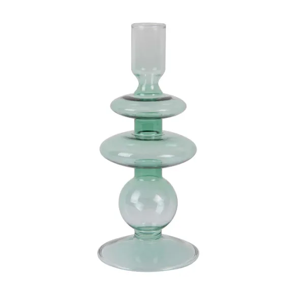 Bougeoir Verre Art Rings M