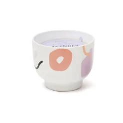 Bougie Parfumee Wabi Sabi En Cire De Soja - Lavande Et Mimosa