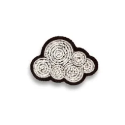 Broche Nuage Cumulus - Argent