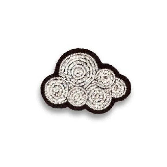 Broche Nuage Cumulus - Argent