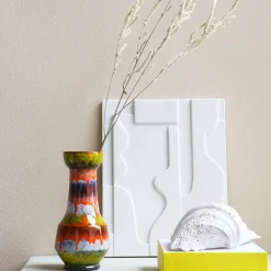 Cadre En Ceramique - 27 X 33 Cm - Blanc Mat