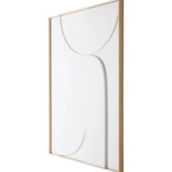 Cadre Relief Art B - 100 X 123 Cm - Blanc Xl