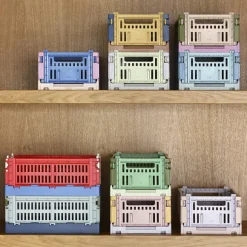 Caisse Crate Mix - Olive / Menthe Foncee