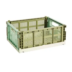 Caisse Crate Mix - Olive / Menthe Foncee