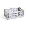 Caisse Crate Mix S - Lavande / Vert