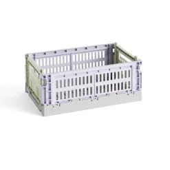 Caisse Crate Mix S - Lavande / Vert