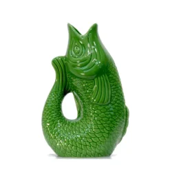 Carafe / Vase Monsieur Carafon Poisson - Vert Bay