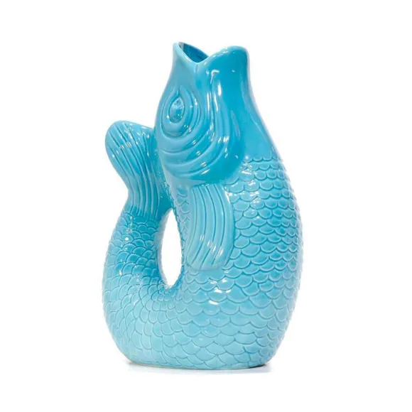Carafe / Vase Monsieur Carafon Poisson - Lagoon