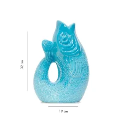 Carafe / Vase Monsieur Carafon Poisson - Lagoon