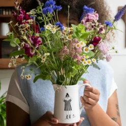 Carafe Fille Cowboy En Porcelaine