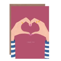 Carte Coeur I Heart You