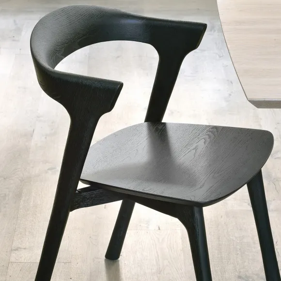Chaise Bok En Chene Noir