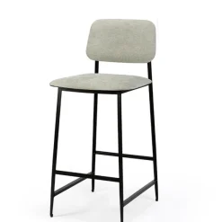 Chaise Haute Dc En Metal - Gris Fonce