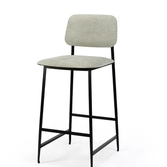 Chaise Haute Dc En Metal - Gris Fonce