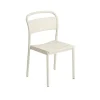 Chaise Linear Steel Off-White