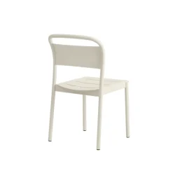 Chaise Linear Steel Off-White