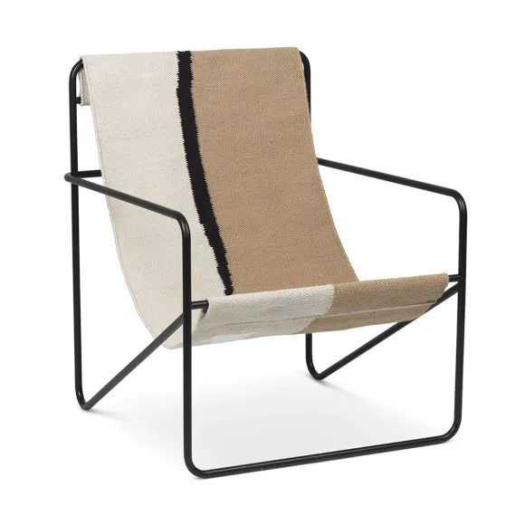Chaise Lounge Desert Black / Soil