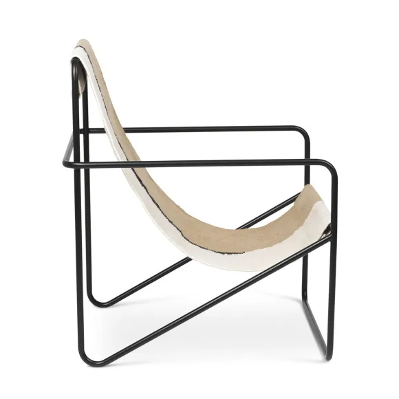 Chaise Lounge Desert Black / Soil