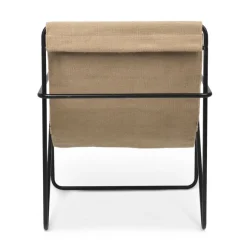 Chaise Lounge Desert Black / Sand