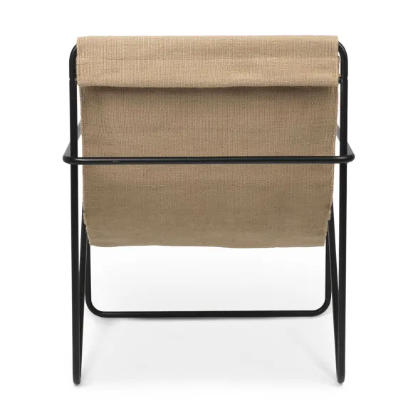 Chaise Lounge Desert Black / Sand
