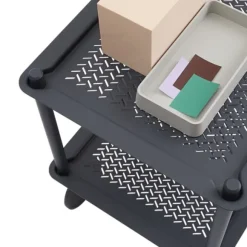 Chariot Flow 2 Etagères Bleu-Gris