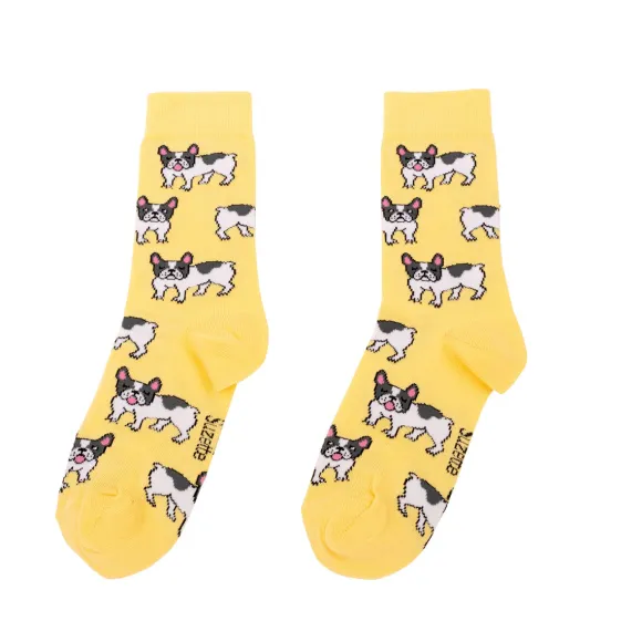Chaussettes Bouledogue 35/44 - Jaune