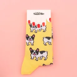 Chaussettes Bouledogue 35/44 - Jaune