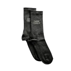 Chaussettes Paillettes Casse-Couille 36/40 - Noir