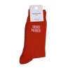 Chaussettes Send Nudes Paillettes 36/40 - Rouge
