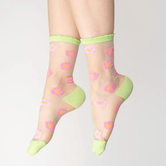 Chaussettes Transparentes Sakura