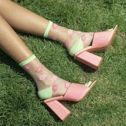 Chaussettes Transparentes Sakura