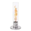 Cheminee / Feu De Table Spin 120 - O 23 X 54 Cm - Argent