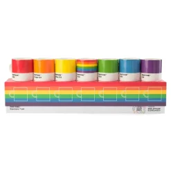 Coffret 7 Tasses Espresso Pantone Pride