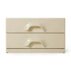Commode 2 Tiroirs - 60 X 35 X 35,2 Cm - Creme