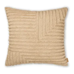 Coussin Crease En Laine Plissee - Sable Clair