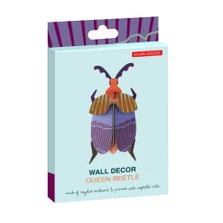 Décoration Murale Coleoptere Reine En Carton Recycle