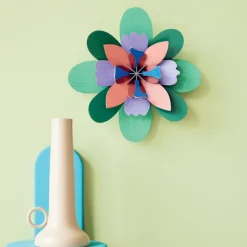 Décoration Murale Fleur Pistache Sorbet