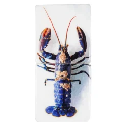 Décoration Murale Homard Bleu / Fond Blanc - 20 X 40 Cm