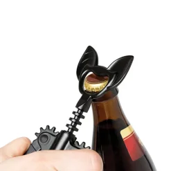 Decapsuleur Et Tire-Bouchon Chauve Souris En Acier