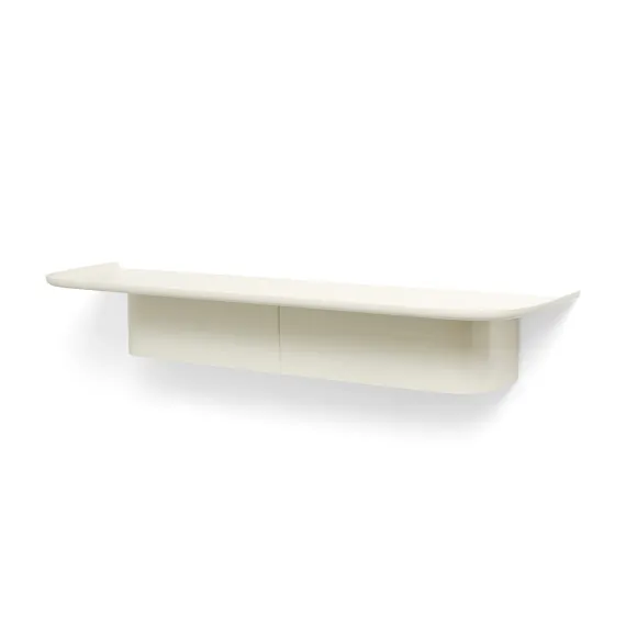 Etagere Murale Korpus - L 90 X P 25 X H 14 Cm - Creme